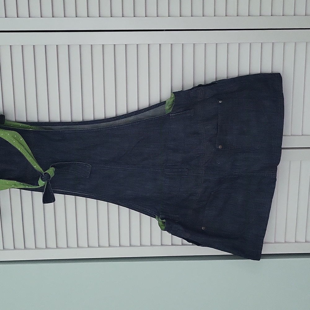 Denim romper like new.